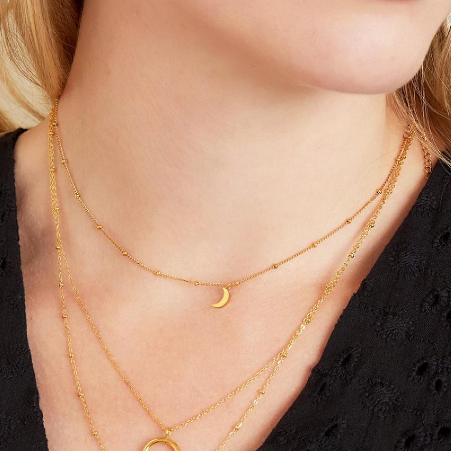 Double necklace geometrix shapes Picture4